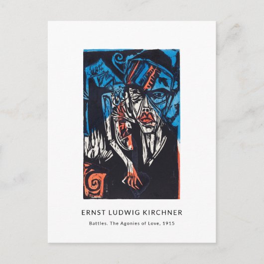 Carte Postale Ernst L. Kirchner - Beau art moderne (Devant)