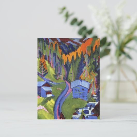 Carte Postale Ernst Ludwig Kirchner - Sertiting Path en été (Debout devant)