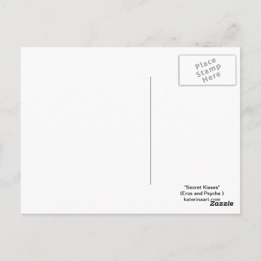 Carte postale Eros et Psyche (Dos)