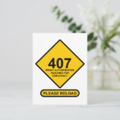 Carte Postale Erreur 407 : Authentification par proxy de démocra (Debout devant)