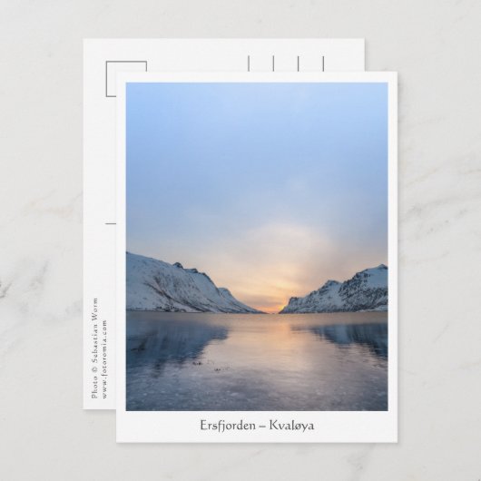 Carte Postale Ersfjorden (Devant / Derrière)