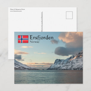 Carte Postale Ersfjorden Norvège