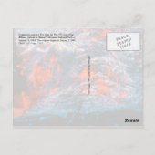 Carte Postale Éruption de Kilauea, Parc national des volcans d'H (Dos)