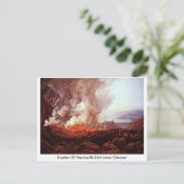 Carte Postale Éruption Du Vésuve Par Dahl Johan Claussen (Debout devant)