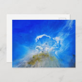 Carte Postale Éruption volcanique (Devant / Derrière)