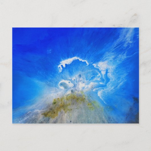 Carte Postale Éruption volcanique (Devant)