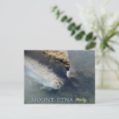 Carte Postale Éruption volcanique de l'Etna en 2002 (Debout devant)