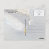 Carte Postale Éruption volcanique de l'Etna en 2002 (Dos)