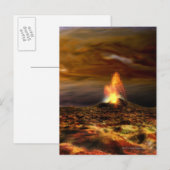 Carte Postale Éruption volcanique sur Io (Devant / Derrière)