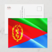 Carte Postale Érythrée - Drapeau érythréen - (Devant / Derrière)