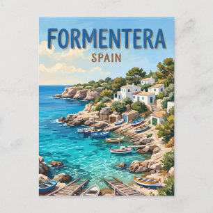 Carte Postale Es Caló de Sant Agustí Formentera Espagne