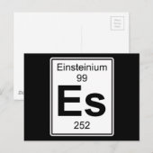 Carte Postale Es - Einsteinium (Devant / Derrière)