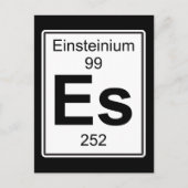 Carte Postale Es - Einsteinium (Devant)