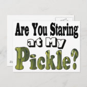 Carte Postale Es-Tu En Train De Tourner ? (Devant / Derrière)