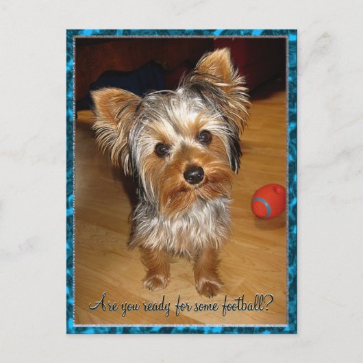 Carte Postale Es-tu prêt pour du football ? (Devant)