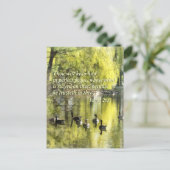 Carte Postale Ésaïe 26-3 Tu le garderas en paix parfaite (Debout devant)