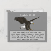 Carte Postale Esaïe 40 31 Aigle (Devant / Derrière)