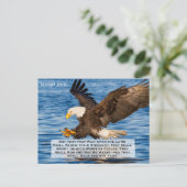 Carte Postale Esaïe 40:31 S'élever sur les Ailes de l'Aigle Cart (Debout devant)