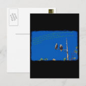 Carte Postale Esaïe 40:31 sur noir (Devant / Derrière)