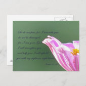 Carte Postale Ésaïe 41:10 (Devant / Derrière)