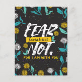 Carte Postale Esaïe 41:10 - Peur Pas Un Verset De Bible Inspirat (Devant)