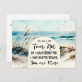 Carte Postale Esaïe 43:1 Ne crains pas pour moi vous ai racheté  (Devant / Derrière)