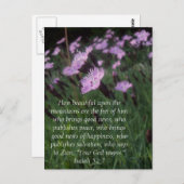 Carte Postale Ésaïe 52:7 (Devant / Derrière)