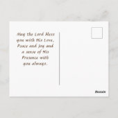 Carte Postale Esaïe 60:1 Levez la lumière Ta lumière est venue l (Dos)