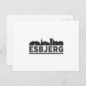 Carte Postale Esbjerg Danemark City Skyline Cityscape Voyage Cad (Devant / Derrière)