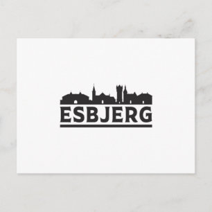 Carte Postale Esbjerg Danemark City Skyline Cityscape Voyage Cad