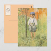 Carte Postale Esbjorn et pommier (Devant / Derrière)