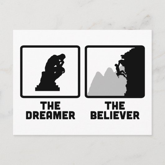 Carte Postale Escalade (Devant)