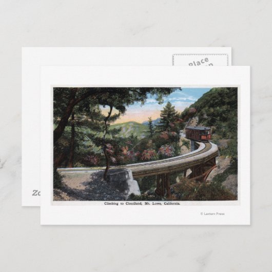 Carte Postale Escalade à la vue Cloudland (Devant / Derrière)