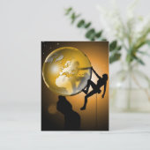 Carte Postale Escalade dans le monde (Debout devant)