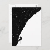 Carte Postale Escalade de nuit (Devant / Derrière)