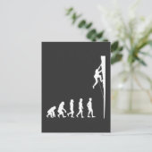 Carte Postale Escalade Evolution Climber Freeclimbing Adventurer (Debout devant)