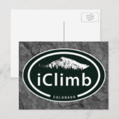 Carte Postale Escalade iClimb Colorado Rocky Mountain (Devant / Derrière)