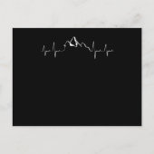 Carte Postale Escalade Montagnes Heartbeat (Devant)