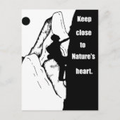 Carte Postale Escalade motivationnelle escalade (Devant)