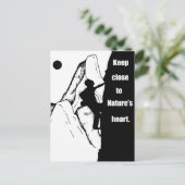 Carte Postale Escalade motivationnelle escalade (Debout devant)