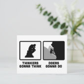 Carte Postale Escalade rocheuse (Debout devant)