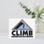 Carte Postale Escalade rocheuse (Debout devant)