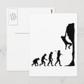 Carte Postale Escalade rocheuse (Devant / Derrière)