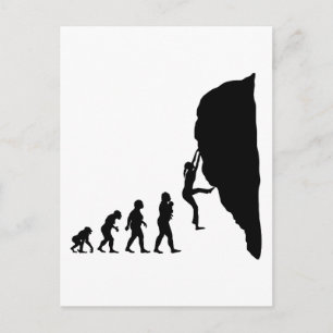 Carte Postale Escalade rocheuse