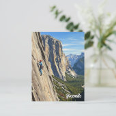 Carte Postale Escalade rocheuse au parc national Yosemite (Debout devant)