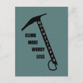 Carte Postale Escalade rocheuse motivationnelle escalade dire (Devant)