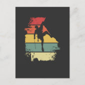 Carte Postale Escalade rocheuse Vintage (Devant)