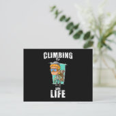 Carte Postale Escalade Rock Mountains Climber Climber Idée cadea (Debout devant)