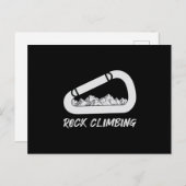 Carte Postale Escalade Rock Mountains Climber Climber Idée cadea (Devant / Derrière)