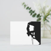 Carte Postale Escalade rock Silhouette (Debout devant)
